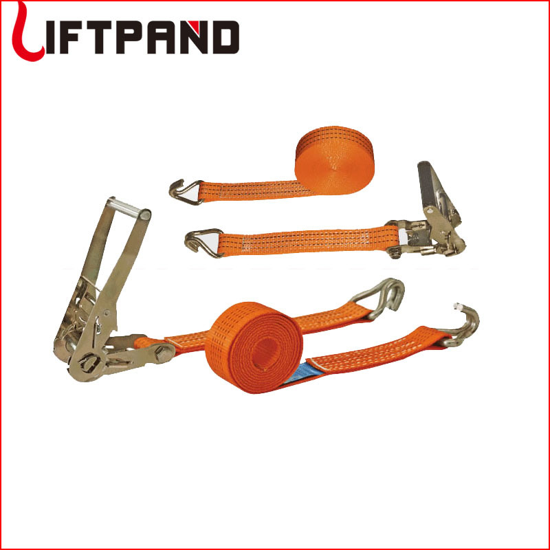 Cargo Lashing Tiedown Webbing with Various Buckles and Hooks