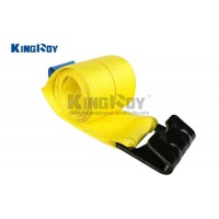 Kingroy 100mm 16200lbs 4inch Heavy Duty Flatbed Straps Ratchet Winch Strap Webbing with Flat Hook